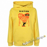 RIXTON - Me And My Broken Heart - žltá pánska mikina
