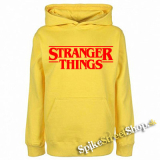 STRANGER THINGS - Logo - žltá pánska mikina