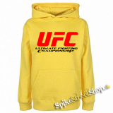 UFC - Ultimate Fighting Championship - žltá pánska mikina