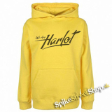 WE ARE HARLOT - Logo - žltá pánska mikina