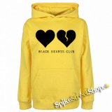 YUNGBLUD - Black Hearts Club - žltá pánska mikina
