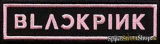 BLACKPINK - Logo - nažehlovacia nášivka