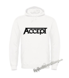 ACCEPT - Logo - biela pánska mikina