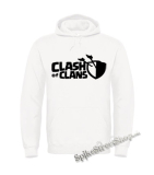 CLASH OF CLANS - Logo - biela pánska mikina