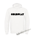 COLDPLAY - Logo - biela pánska mikina