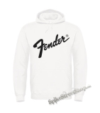 FENDER - Logo - biela pánska mikina