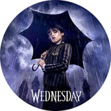 WEDNESDAY - Nevermore Academy Series - odznak