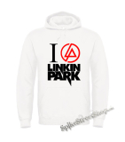 I LOVE LINKIN PARK - Crest Motive - biela pánska mikina