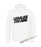LEGALIZE COCAINE - biela pánska mikina