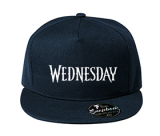 WEDNESDAY - Nevermore Logo Academy Series - tmavomodrá šiltovka model "Snapback"