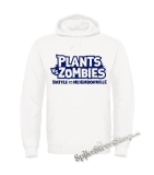 PLANTS VS ZOMBIES - Logo - biela pánska mikina