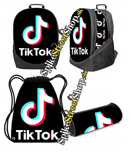 Hurá do školy - sada TIK TOK (ruksak, peračník a vak na prezuvky)