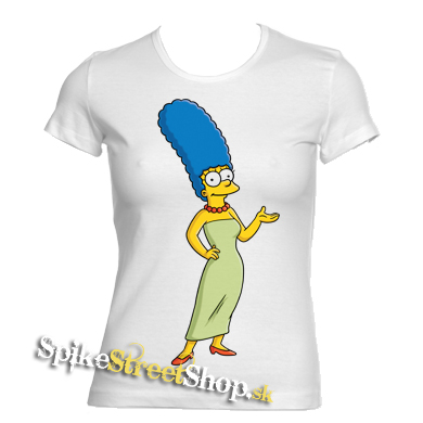 MARGE SIMPSON - Portrait - biele dámske tričko (-70%=VÝPREDAJ)