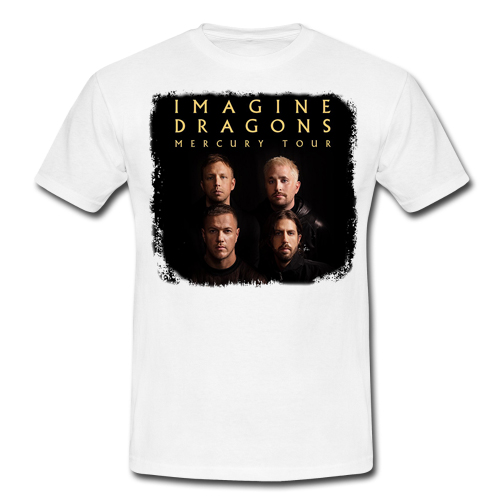 IMAGINE DRAGONS - Mercury Tour - biele detské tričko (-50%=VÝPREDAJ)