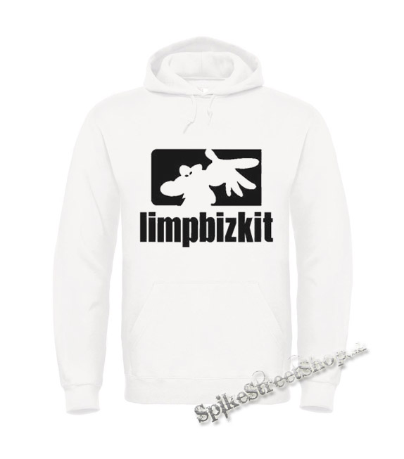 Biela detská mikina LIMP BIZKIT - Spray Logo (-50%=VÝPREDAJ)