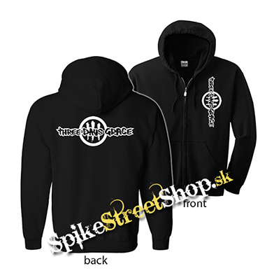 THREE DAYS GRACE - mikina na zips (-70%=VÝPREDAJ)