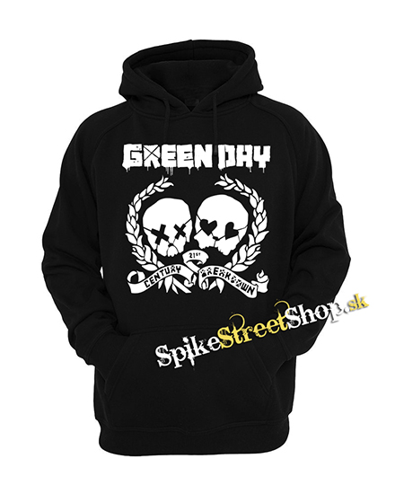 GREEN DAY - 21 st. Century Breakdown Skulls - čierna pánska mikina (-60%=VÝPREDAJ)