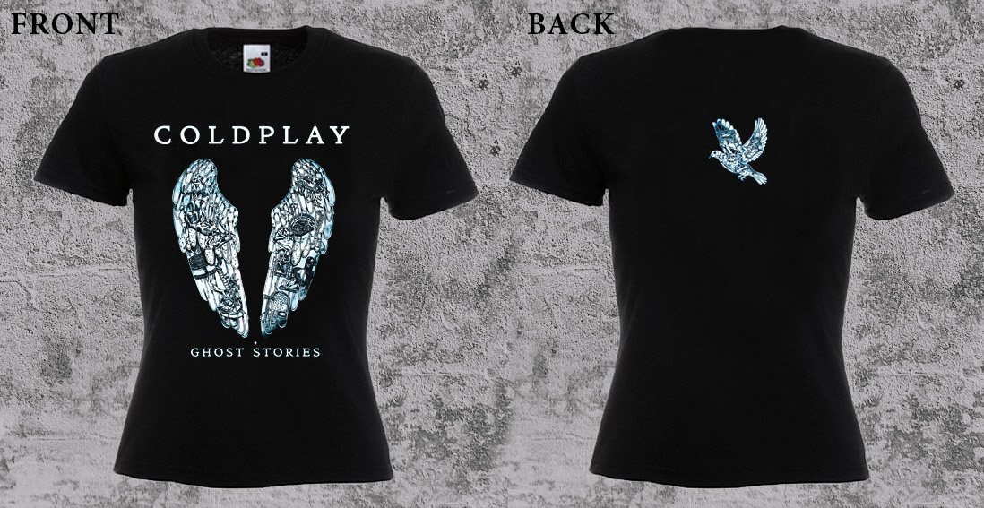 COLDPLAY - Ghost Stories - dámske tričko (-60%=VÝPREDAJ)