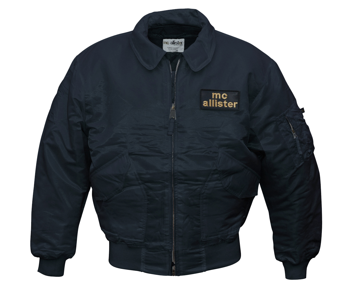 Bunda BOMBER CWU - Čierna