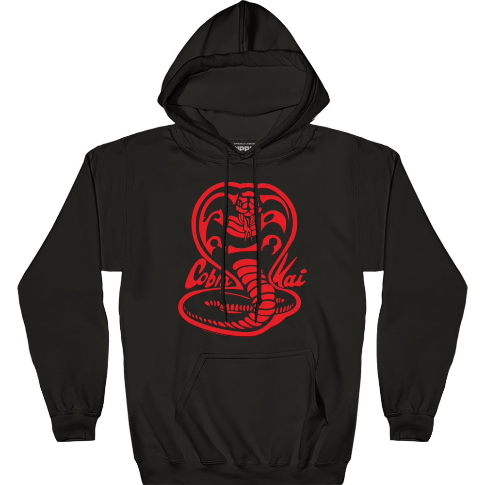 COBRA KAI - Cobra Red Logo - čierna detská mikina (-60%=VÝPREDAJ)