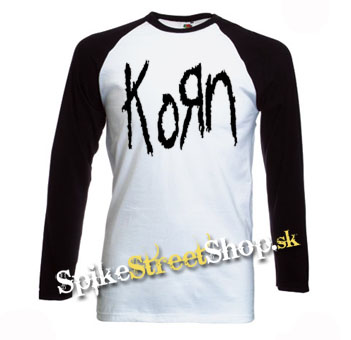 KORN - Original Logo - pánske tričko s dlhými rukávmi (-50%=VÝPREDAJ)