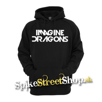 IMAGINE DRAGONS - Logo - čierna pánska mikina (-30%=VÝPREDAJ)