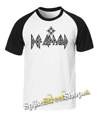 DEF LEPPARD - Logo 2 - dvojfarebné pánske tričko (-60%=VÝPREDAJ)