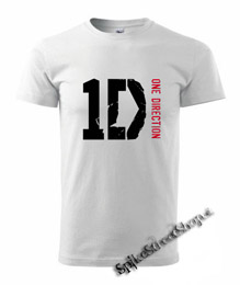 ONE DIRECTION - Logo - biele pánske tričko (-80%=VÝPREDAJ)