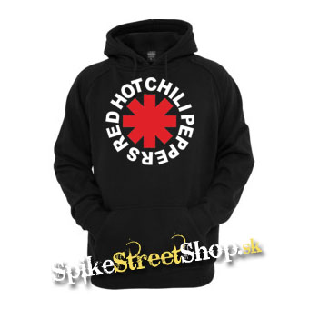 RED HOT CHILI PEPPERS - Asterix Logo - čierna pánska mikina (-60%=VÝPREDAJ)