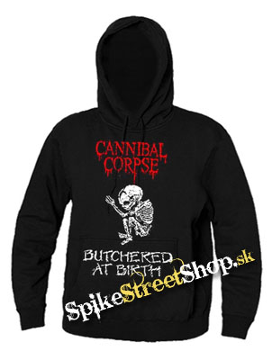 CANNIBAL CORPSE - Butchered At Birth - čierna pánska mikina (-50%=VÝPREDAJ)