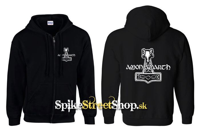 AMON AMARTH - Hammer Of Thor - mikina na zips (-50%=VÝPREDAJ)