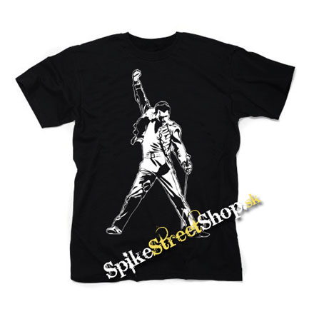 FREDDIE MERCURY - Portrait - pánske tričko (-60%=VÝPREDAJ)