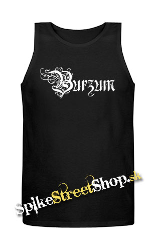 BURZUM - Logo - Mens Vest Tank Top - čierne (-50%=VÝPREDAJ)