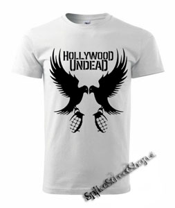 HOLLYWOOD UNDEAD - Doves - biele pánske tričko (-70%=VÝPREDAJ)