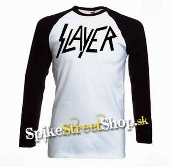 SLAYER - Logo - pánske tričko s dlhými rukávmi (-50%=VÝPREDAJ)