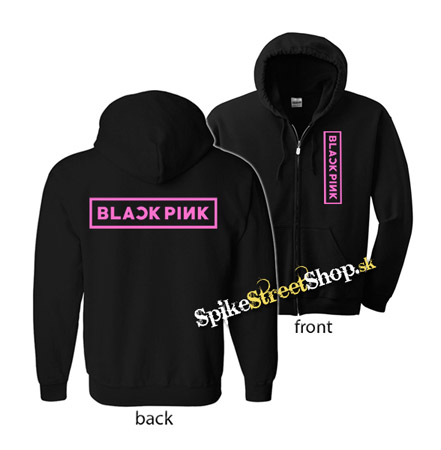 BLACKPINK - Logo - mikina na zips (-50%=VÝPREDAJ)