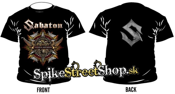 SABATON - To Hell And Back - čierne pánske tričko (-50%=VÝPREDAJ)