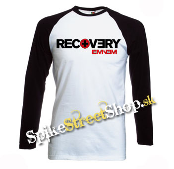 EMINEM - Recovery - pánske tričko s dlhými rukávmi (-60%=VÝPREDAJ)