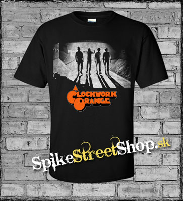CLOCKWORK ORANGE - čierne pánske tričko (-70%=VÝPREDAJ)