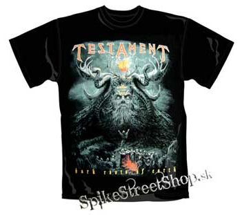 TESTAMENT - Dark Roots Of Earth - čierne pánske tričko (-70%=VÝPREDAJ)
