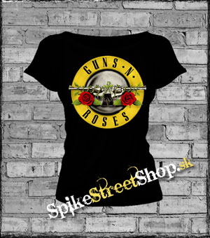 GUNS N ROSES - Classic Logo - dámske tričko (-60%=VÝPREDAJ)