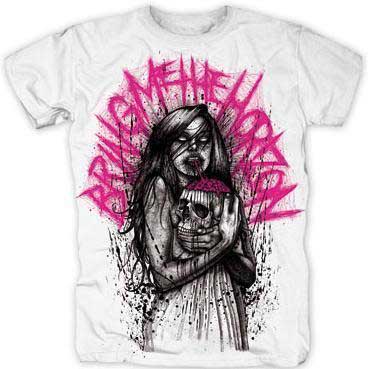 BRING ME THE HORIZON - Zombie Brain - biele pánske tričko (-60%=VÝPREDAJ)