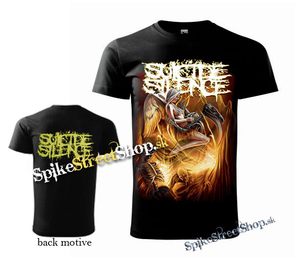 SUICIDE SILENCE - Angel Dragon - čierne pánske tričko (-60%=VÝPREDAJ)