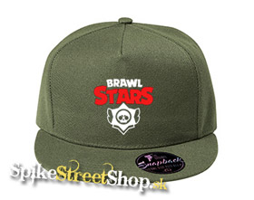 BRAWL STARS - Logo - khaki šiltovka model "Snapback" (-70%=VÝPREDAJ)