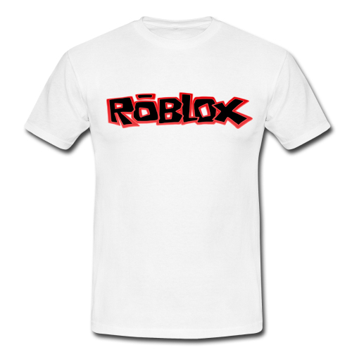 ROBLOX - Logo Red Black - biele detské tričko (-50%=VÝPREDAJ)