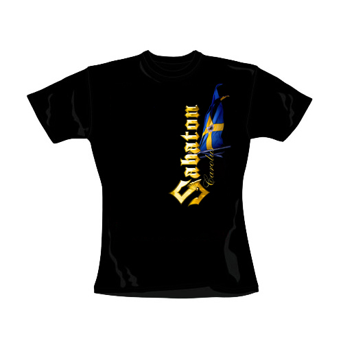 SABATON - Carolus Rex Flag Motive - dámske tričko (-80%=VÝPREDAJ)