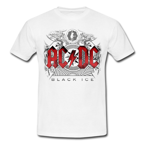 AC/DC - Black Ice Original - biele detské tričko (-60%=VÝPREDAJ)