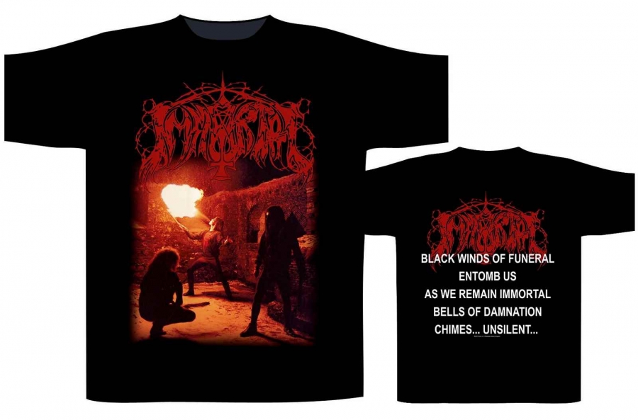 IMMORTAL - Diabolic Fullmoon Mysticism - čierne pánske tričko (-50%=VÝPREDAJ)