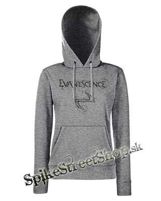 EVANESCENCE - Crest - sivá dámska mikina (-50%=VÝPREDAJ)