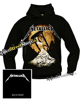 METALLICA - Clock Sand Skulls - pánska mikina 